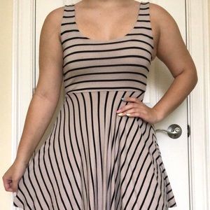 Striped Skater Dress